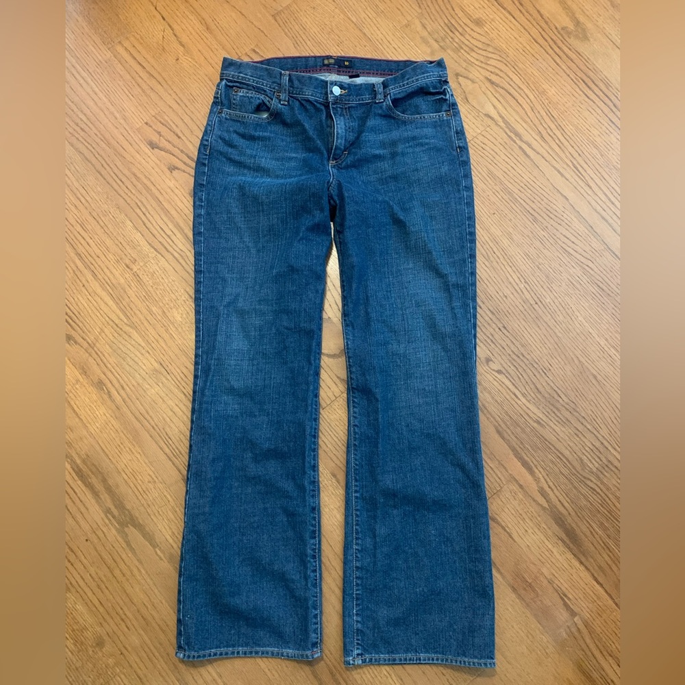 J Crew Boot Wide Cut Jeans size 10